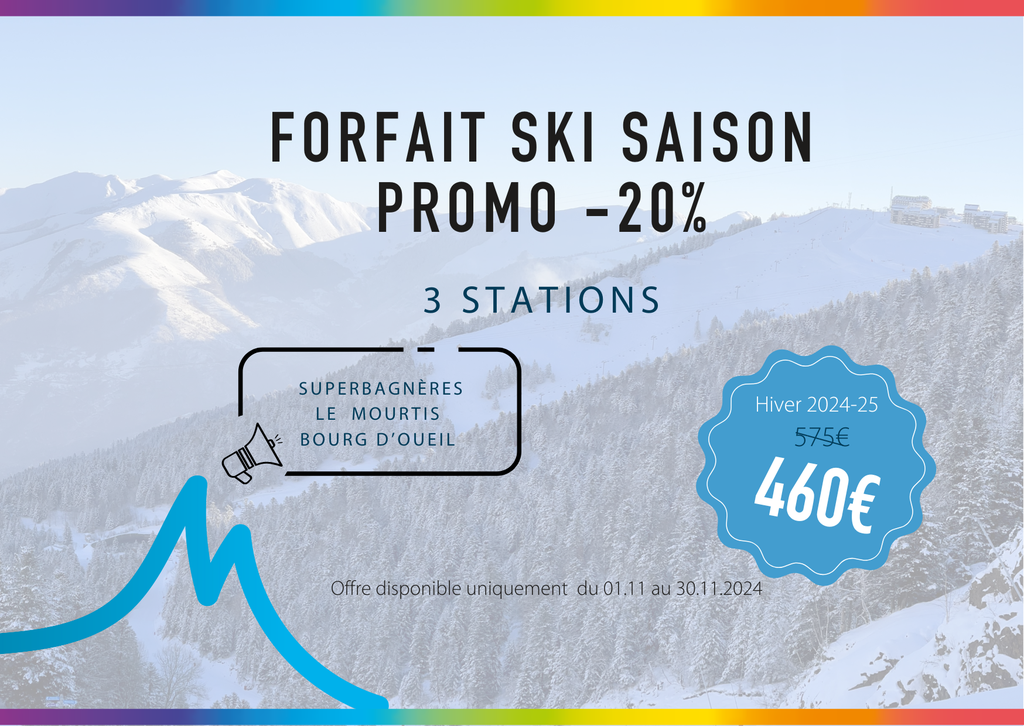 S - Forfait Saison Promo 3 Sites Baby - 5 ans
